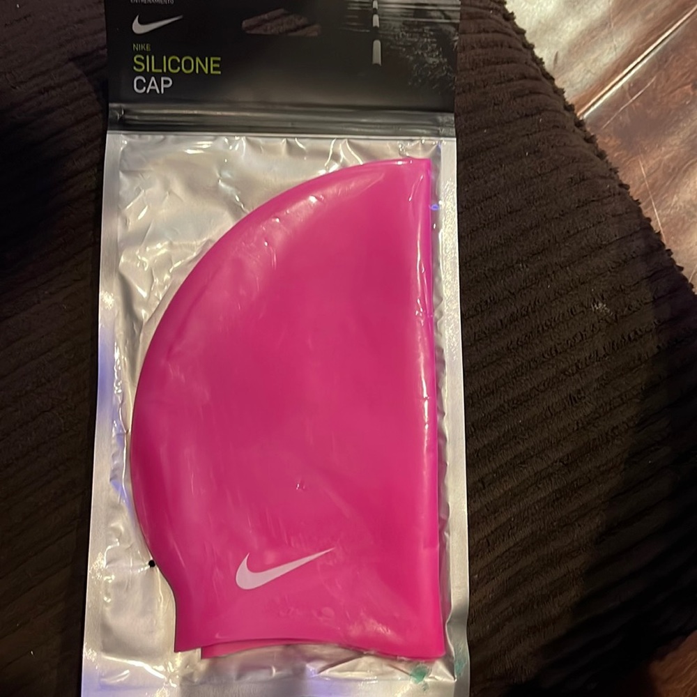 Speedo Nike pink silicone cap